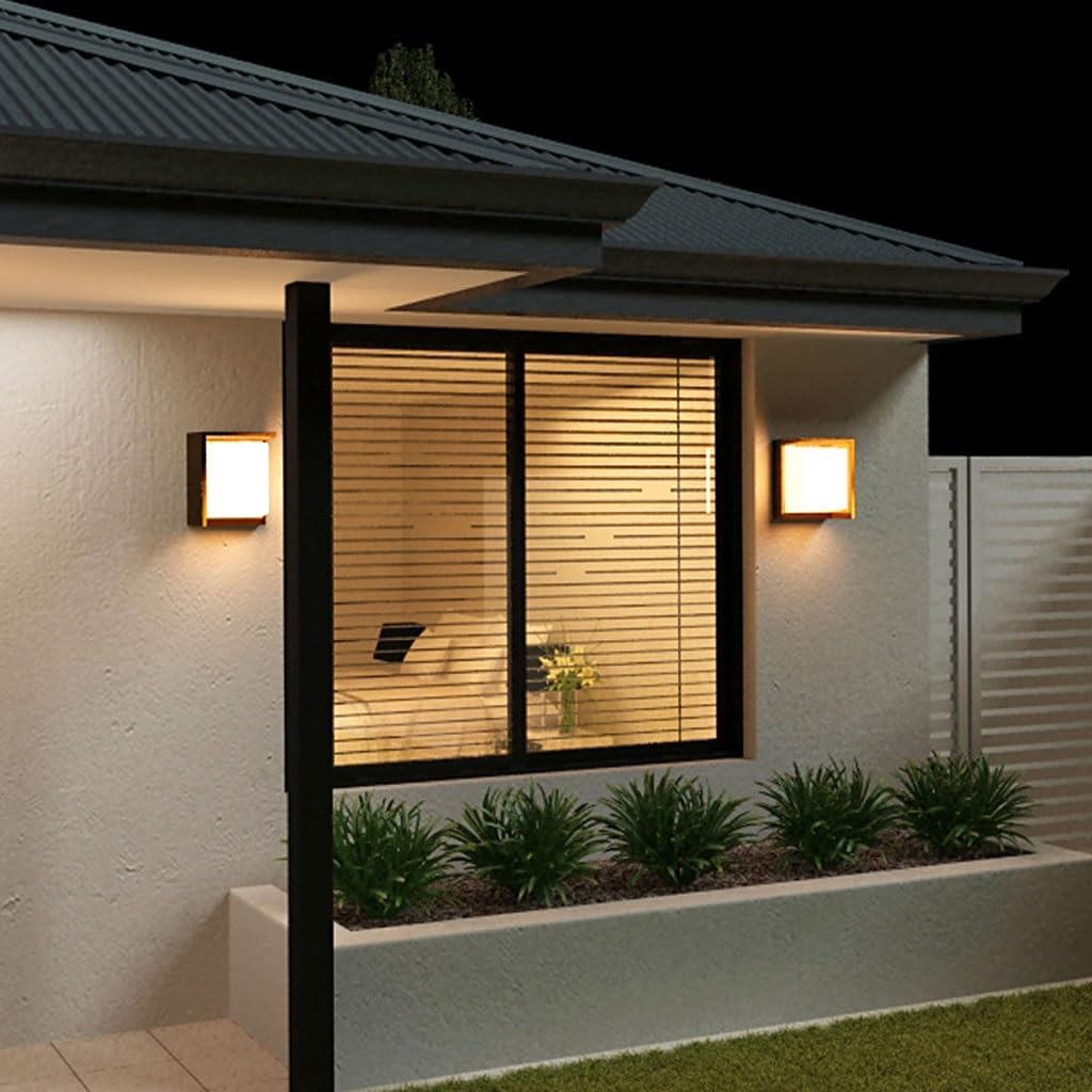 Applique Murale Exterieur Applique murale Led étanche, éclairage d'extérieur, luminaire décoratif d'intérieur, idéal for une terrasse, un balcon, une maison, un jardin ou une Villa, Simple et créatif