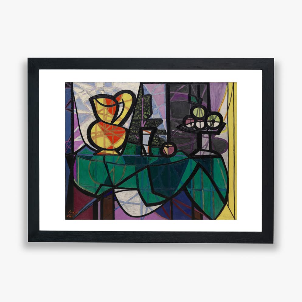 Impression murale Picasso Pichet et bol de fruits - Poster giclée encadré XL