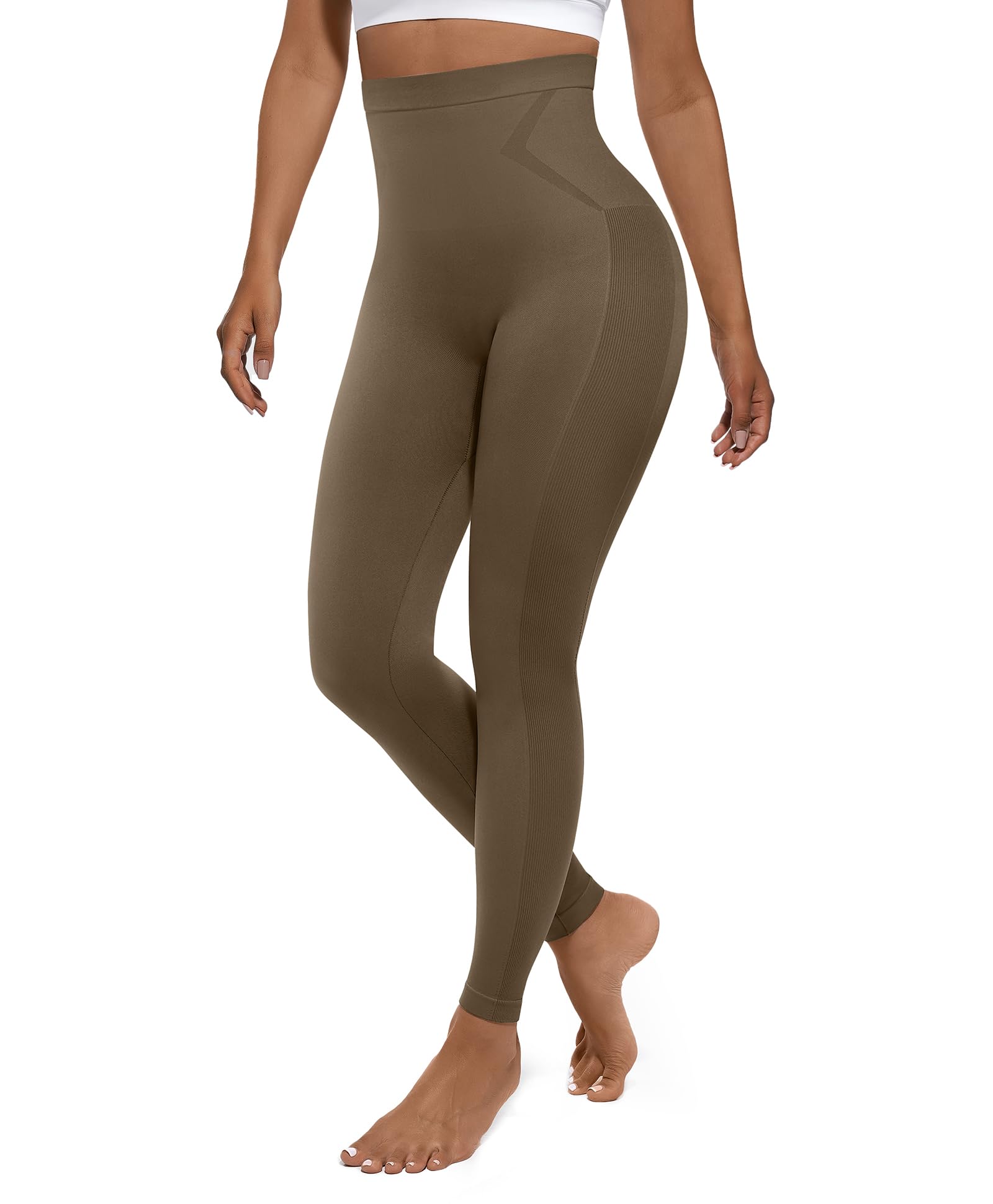 FeelinGirl Leggings Women Tummy Control High Waisted Compression Leggings