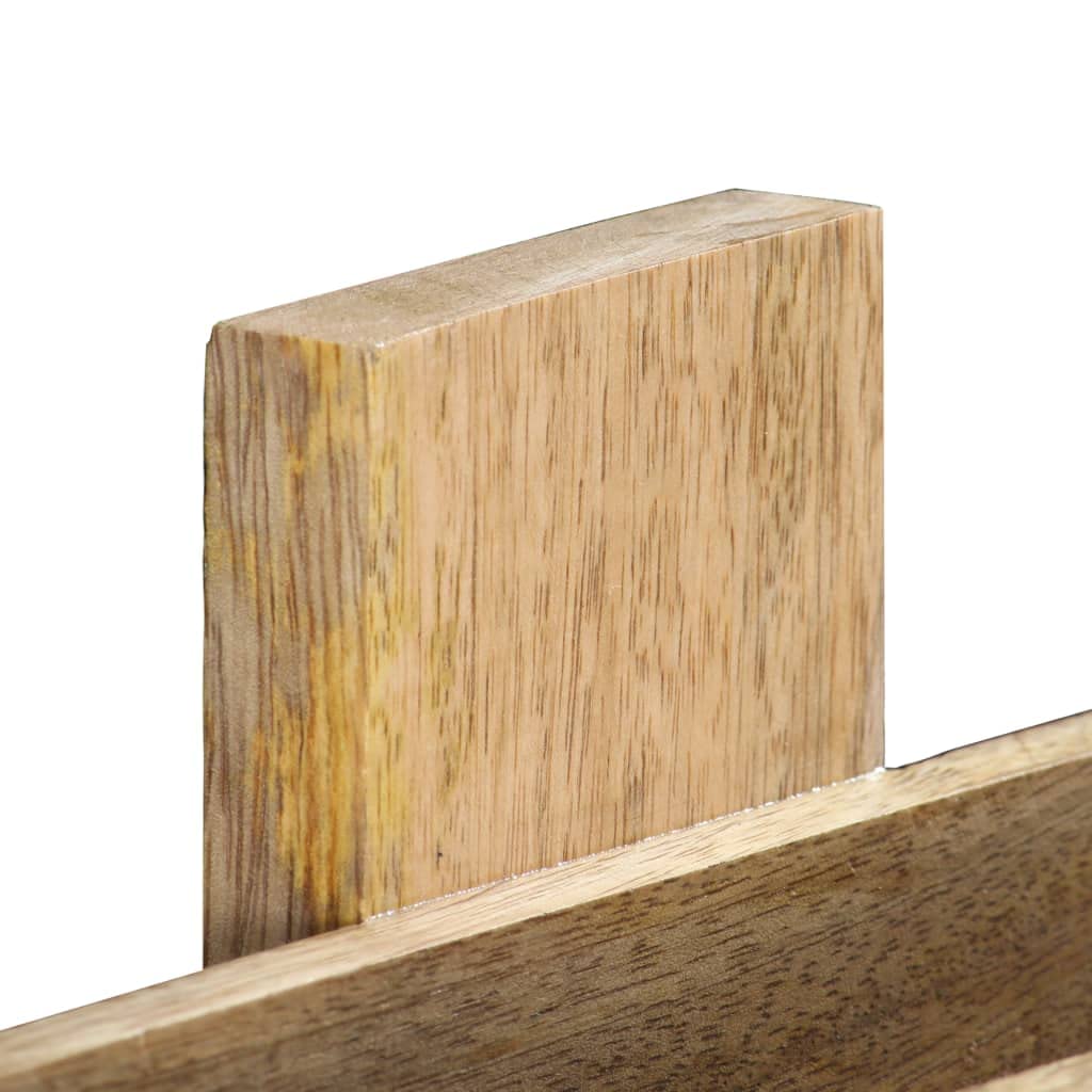 Mensola da cucina, mensola da bagno, libreria, mensola da pavimento Portariviste a Parete 30x11x72 cm in Legno Massello di Mango per Soggiorno, Ufficio, Studio, Corridoio
