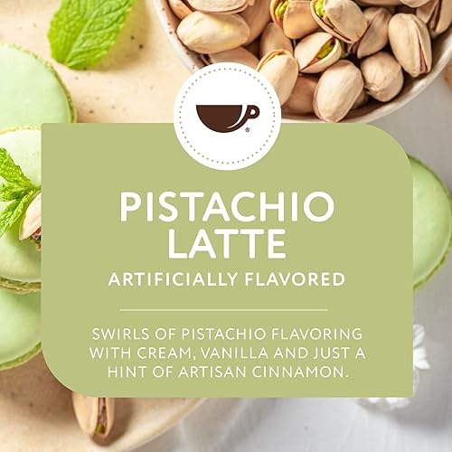 Miniatura 4 de Paramount Roasters, Café Molido con Sabor a Latte de Pistacho, bolsa de 1-12 oz, Tostado Medio (Paramount Coffee Company)