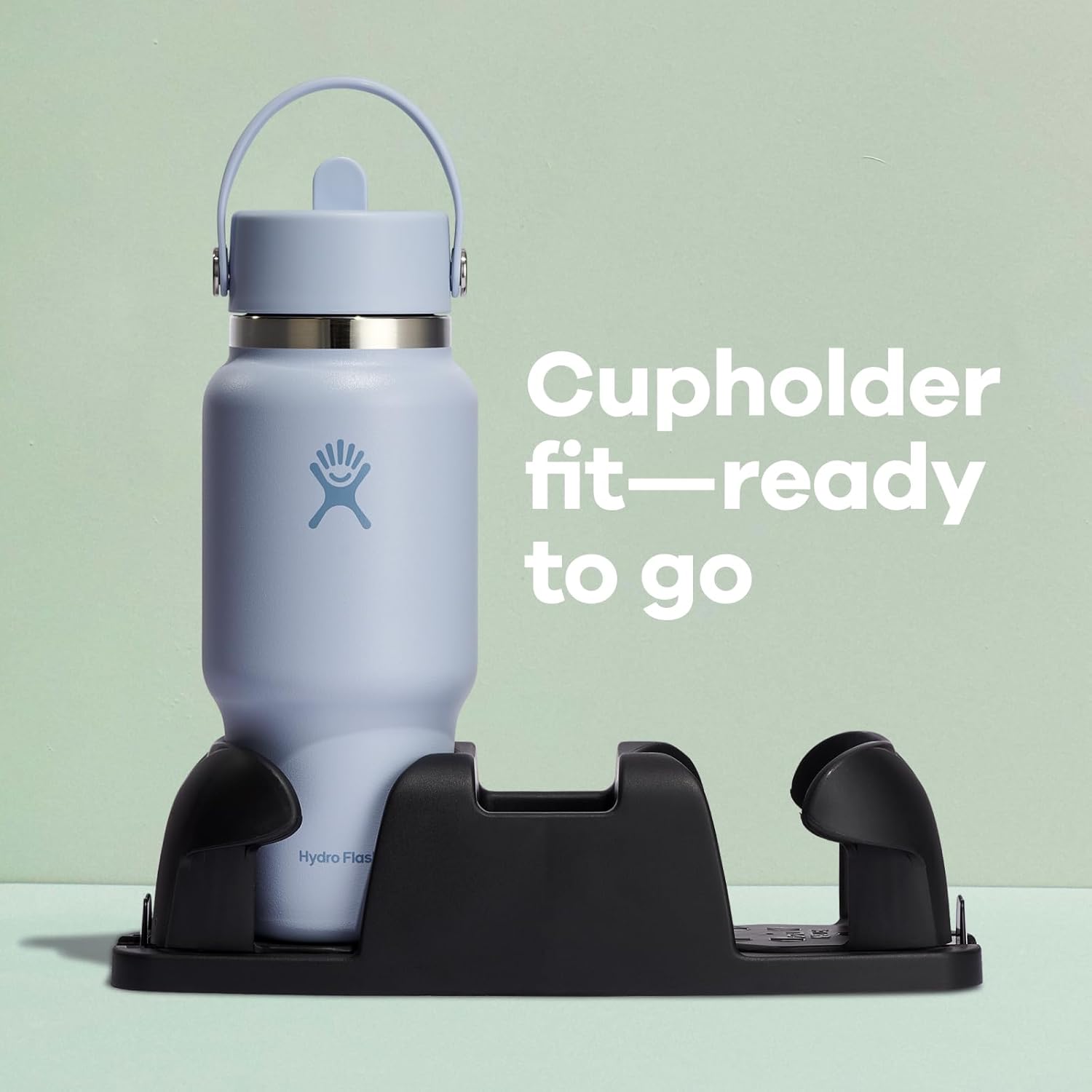 Hydro Flask Travel Water Bottle - Insulated Stainless Steel - Wide Straw Lid, Non Spill, Leakproof in 24 Oz Black - Image 5