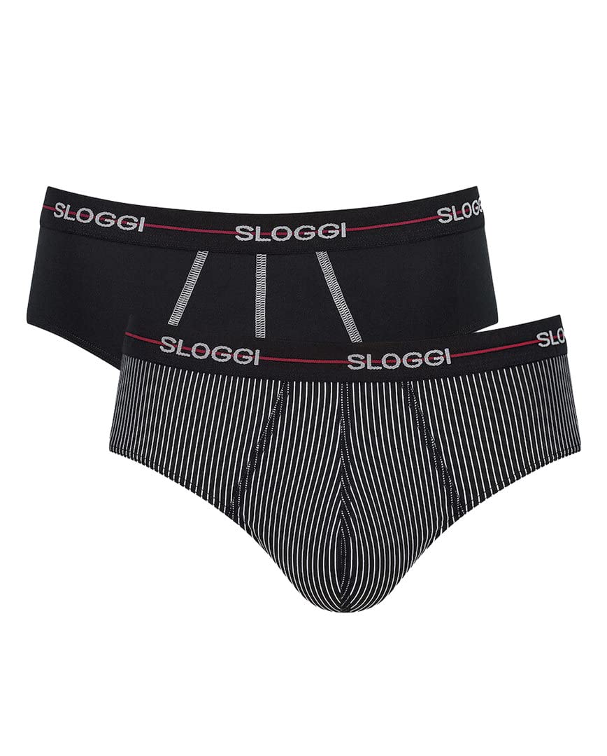 Sloggi Start Briefs Pack of 4, Red-dark comb, XXL