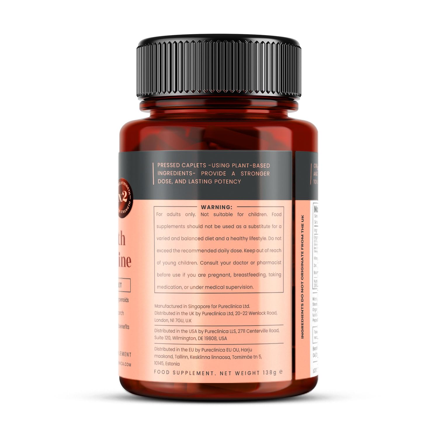 Doppelt konzentrierter Reishi-Pilz 5000 mg – 360 Tabletten (4×90) – 12-Monatsvorrat – mit Vitamin D3, Zink & Piperin – 100 % Fruchtkörper, ohne Myzel oder Füllstoffe