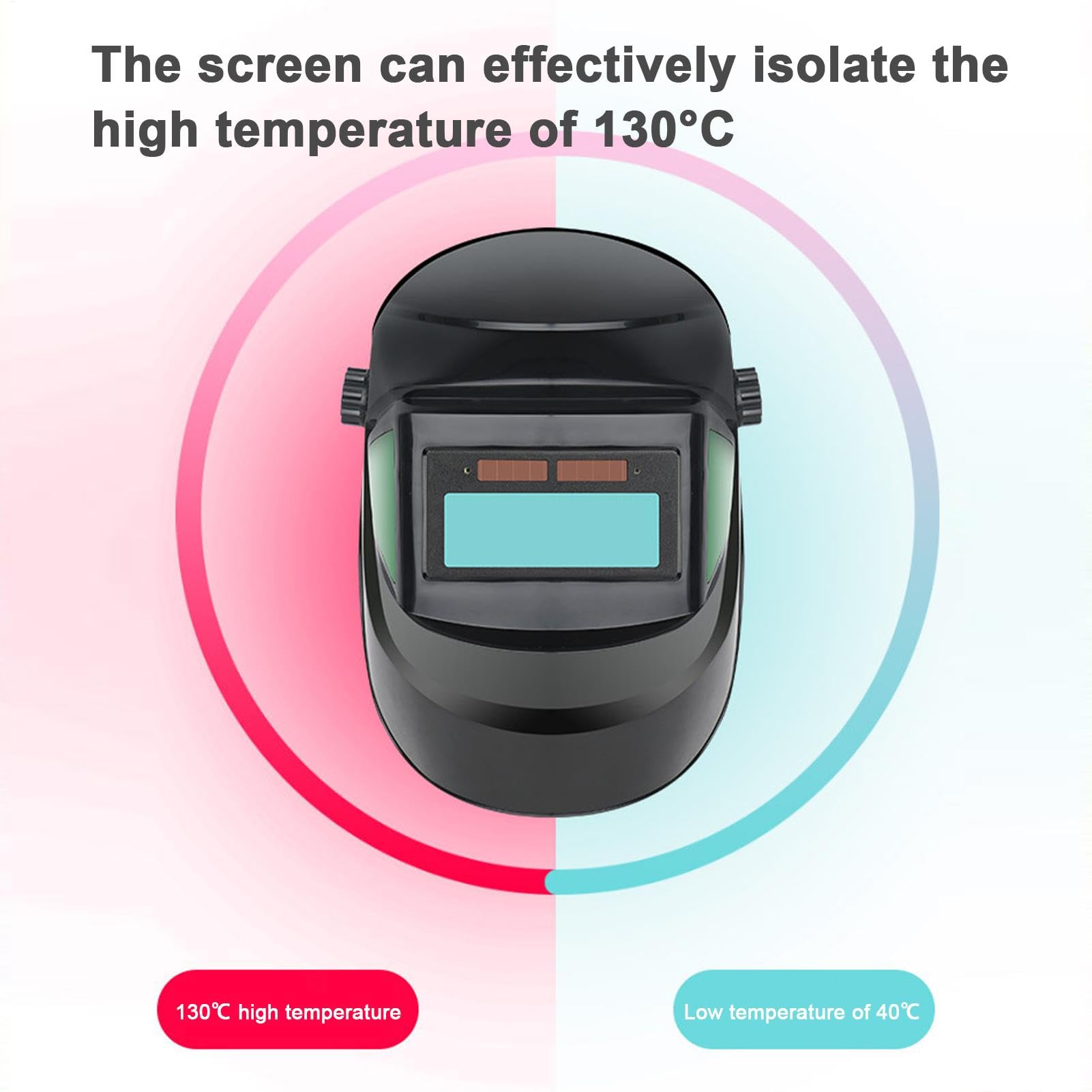 Welding Helmets - Welding Helmet Auto Darkening | Welding Headgear | Adjustable Full View Welder Helmet | Eyes Protective Gear Dustproof Hood | Splash-Proof Welder Mas-k for Working for Father, Hus