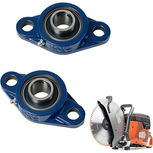 Pillow Block Bearing Set Compatible with Husqvarna FS400, FS400LV Walk Behind Concrete Saw 543045052