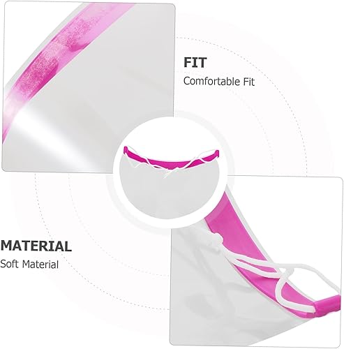 Miniatura 7 de 50 piezas de corte de pelo Salón, cubiertas de protección de ojos de microblading suave, máscara de visera de seguridad, banda elástica para