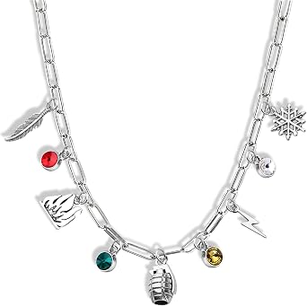 KUIYAI Japan Anime Charms Necklace for Fans, Bakugo Gift, Todoroki, Hawks, Kirishima, Paperclip Chain Necklace for Men Women, Anime Lover Gift herolinkNE