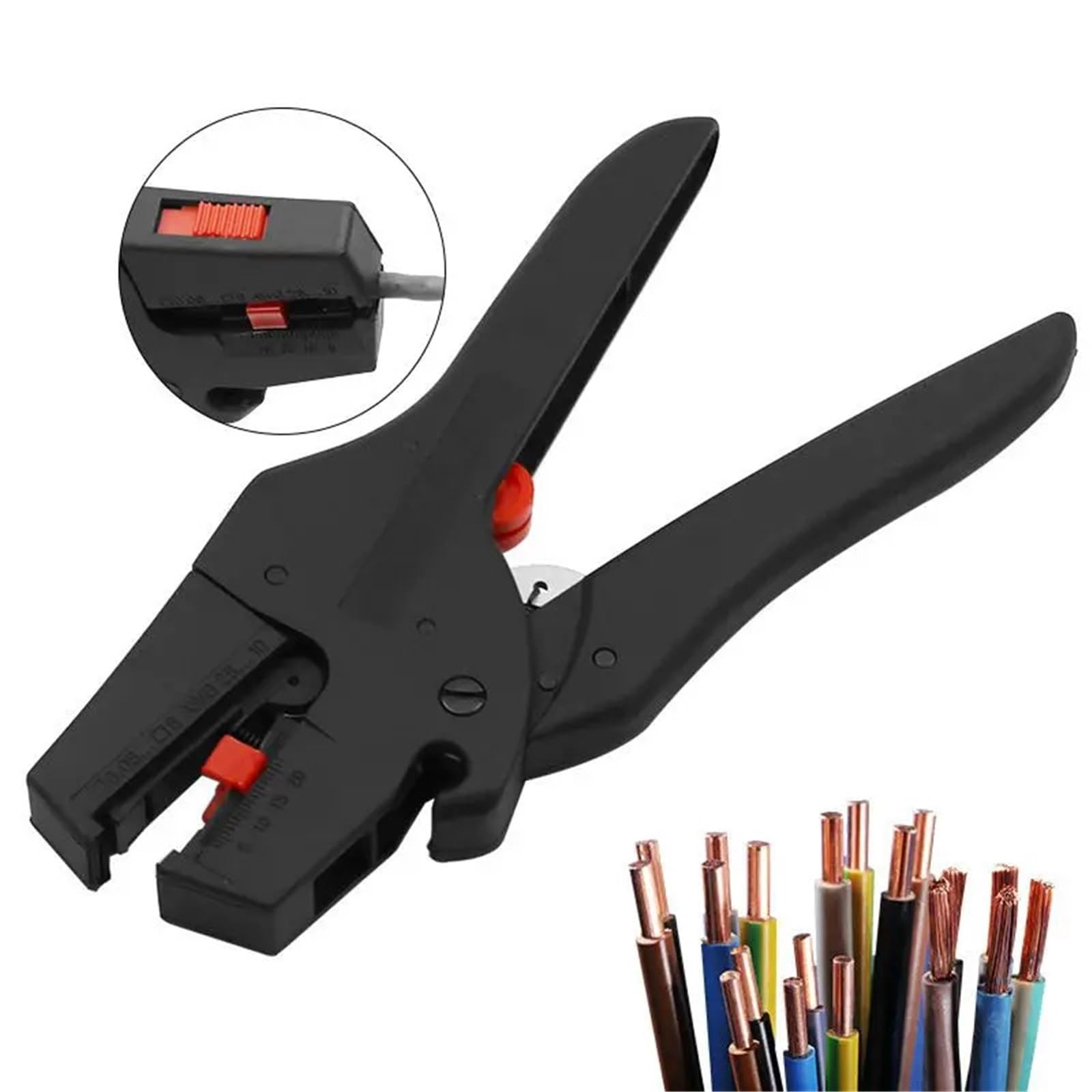 Alicates pelacables automáticos de 0,08-6 mm, cortador de cables, tijeras, herramienta pelacables FS-D3, multiherramienta de precisión ajustable, 1 unidad