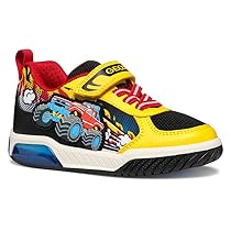 Geox J INEK Boy E – Scarpe da Ginnastica Bambino, Yellow, Red,