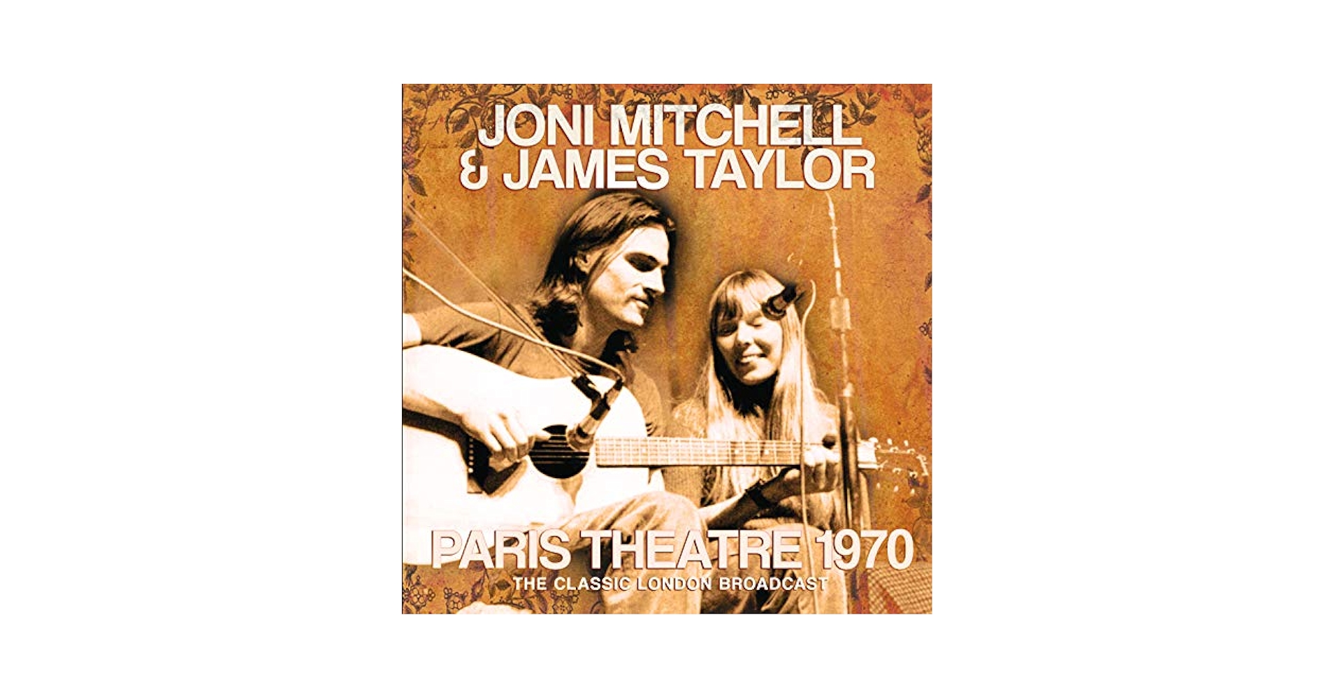 欧LP Joni Mitchell, James Taylor Paris Theatre 1970 The Classic London Broadcast PARA408LP Parachute Recording Company /00400 Joni Mitchell, James Taylor – Paris Theatre 1970 The Classic