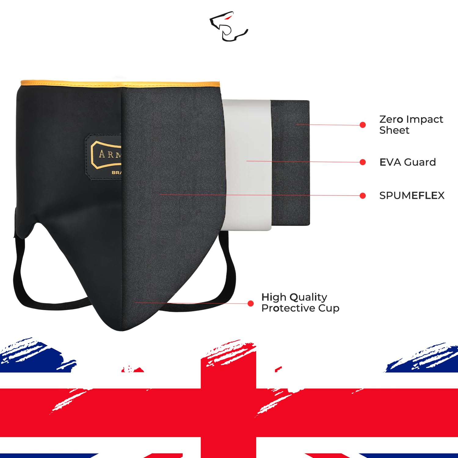 Bravose Protège-aine de boxe pour boxe, sparring, muay thai, kickboxing et MMA | Protection abdominale pour le karaté, le taekwondo et les arts martiaux | Équipement de soutien léger réglable pour