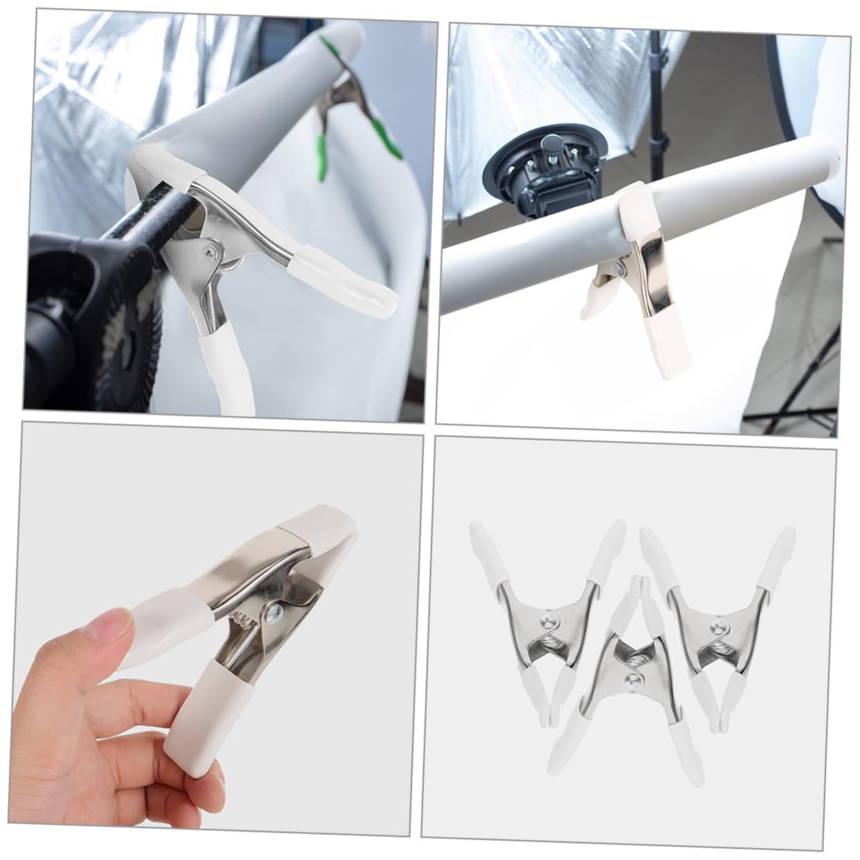 5 Set Clip Per Sfondo Da Clip Resistente Per Fotografia Utilizzo Facile E Pratico Leggere E Compatte Accessori Per Appassionati Fotografia 5 Pezzi*5