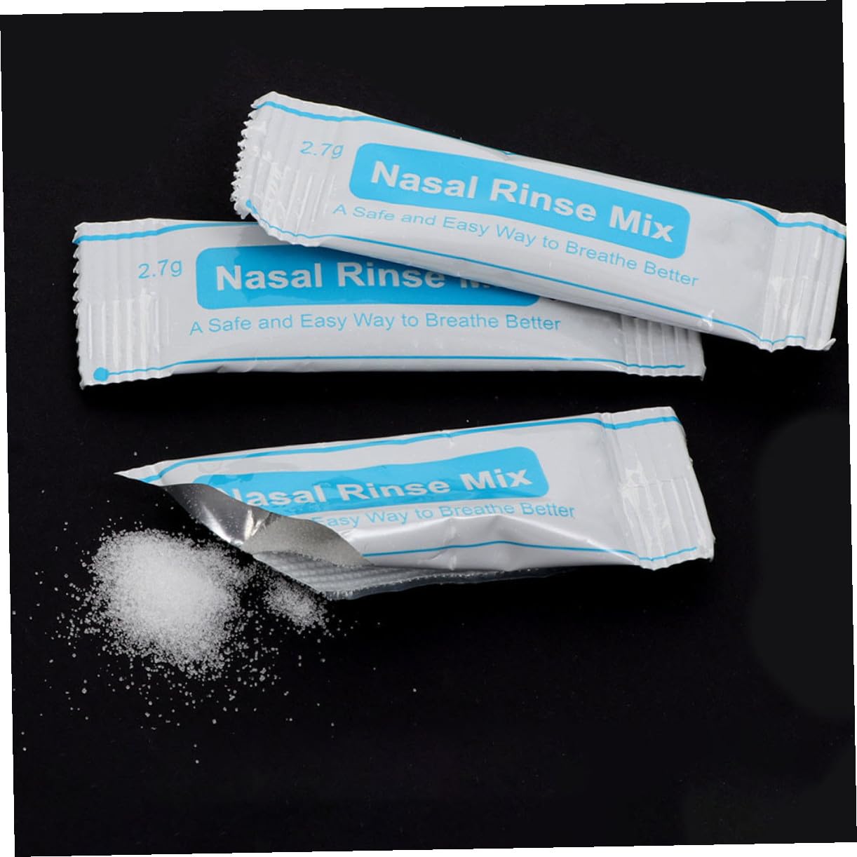 Sal para Enjuague Nasal 80 Sobres Blanco, Disolución Rápida