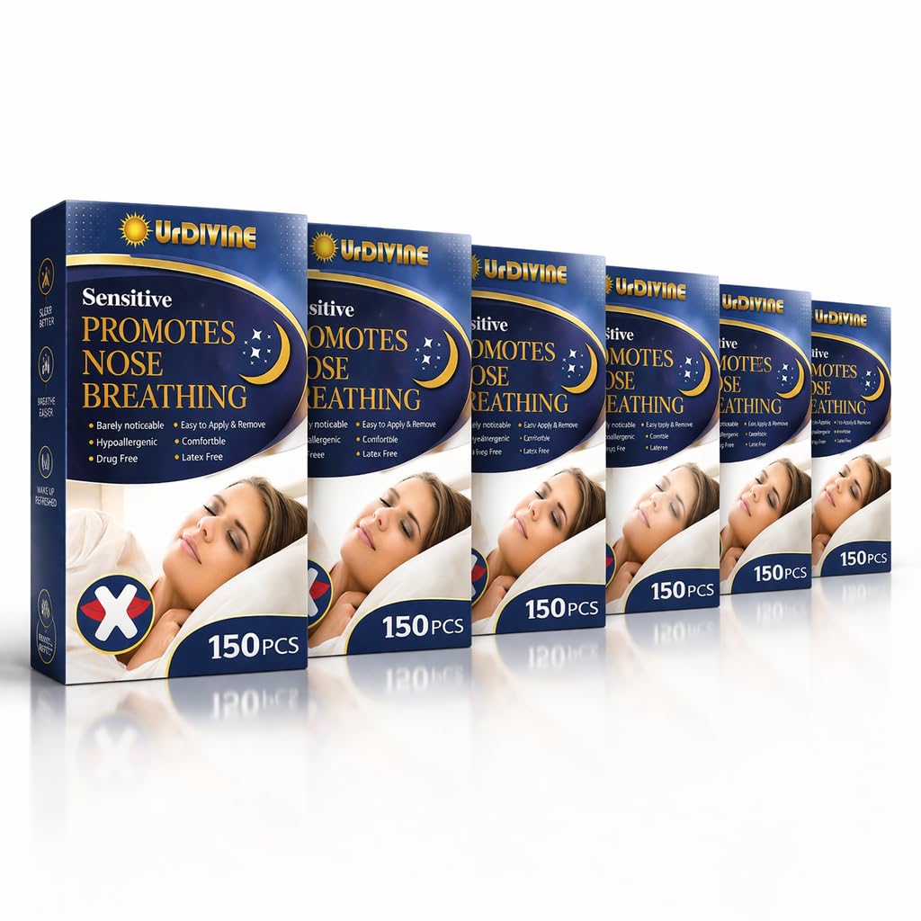 300 Pcs Sleep Tape, Hypoallergenic, Drug Free with Medical Grade Adhesive - Value Pack (2 Pack of 150 Tapes) — view 7