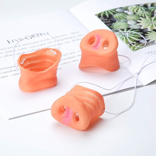 Miniatura 7 de 8 piezas de narices de cerdo para niños, novedad de hocico de cerdo, máscara de cosplay con banda elástica para niños, suministros de fiesta de