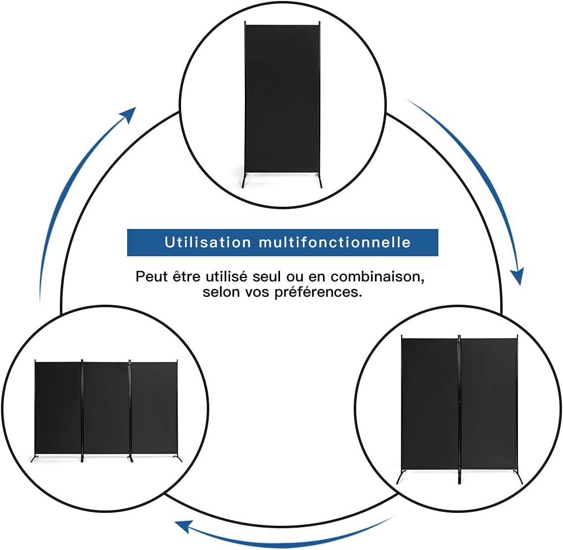 COSTWAY Paravent Sur Pied 3 Panneaux Pliable,Brise Vue,Cloison De Séparation Pièce Protéger Privée, 260 X 183 CM Blanc 13 COSTWAY Paravent Sur Pied 3 Panneaux Pliable,Brise Vue,Cloison De Séparation Pièce Protéger Privée, 260 X 183 CM Blanc -ATMOSPHERA || VIDAXL || Safavieh Soldes AAHKMJXYDAFdJAOAIMEbOAchlkWZ0oakZn uVZ0mPidMNbILvCvspZ4oG3fPgIqc1P2F2xkHr4YwFzye pOg46pkU0QZM1Upg4GJbiMobyK1sA==