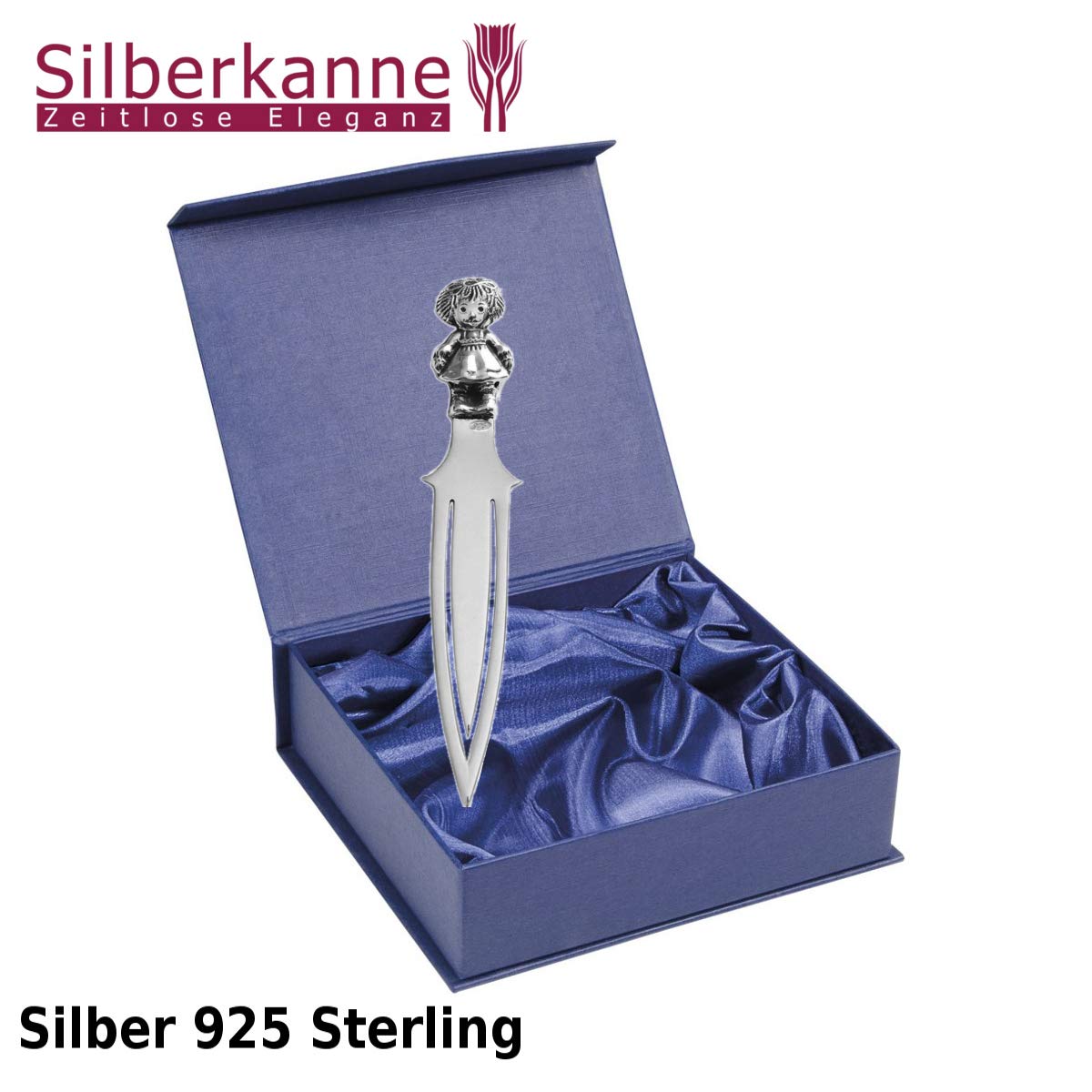 Segnalibro da Ragazza, 11 cm, in Argento Sterling 925, Lavorazione di qualità