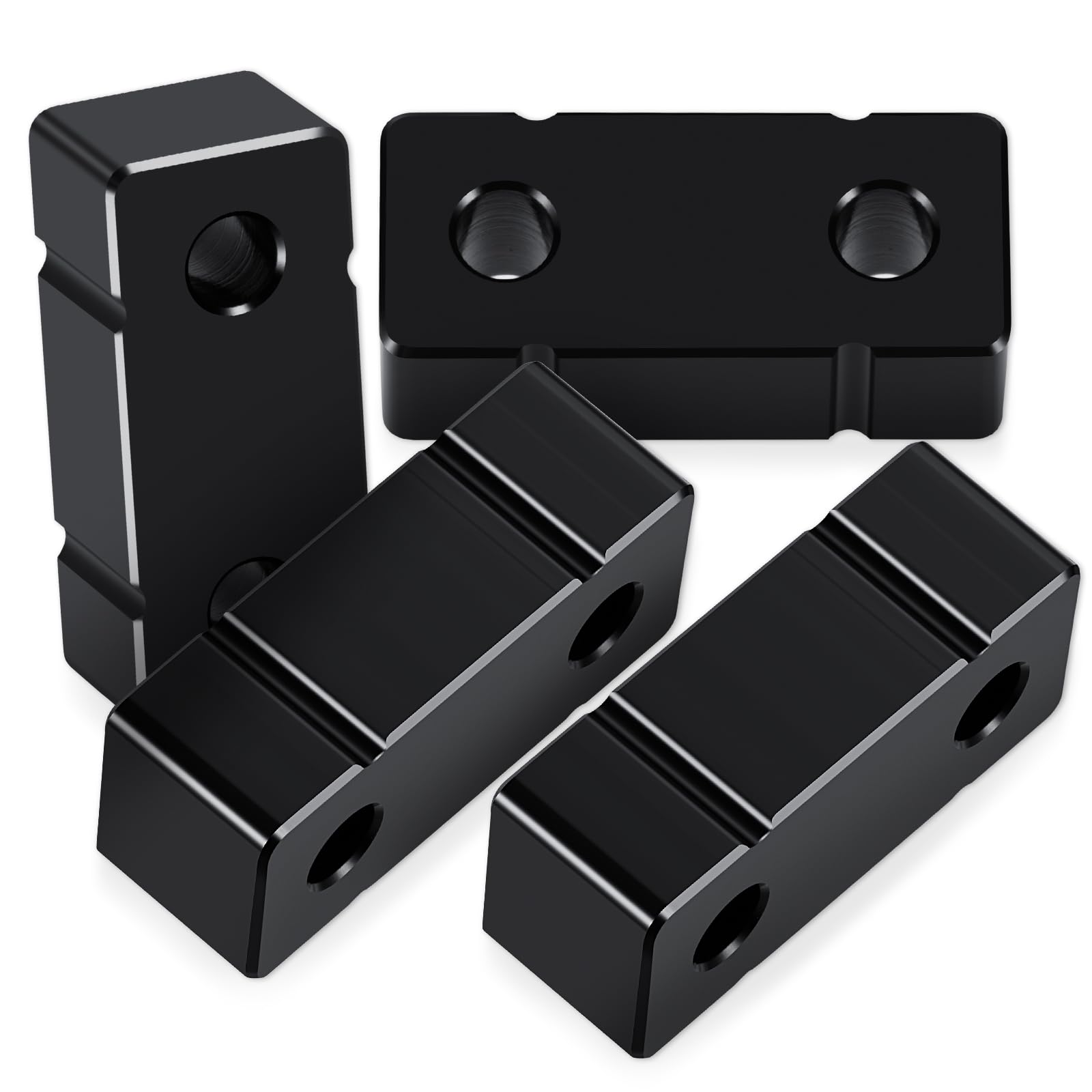AXspeed Rear Axle Raising Pad Suspension Lift Spacer Metal Upgrade Parts for 1/14 Tamiya Tractor RC Truck - Image 3