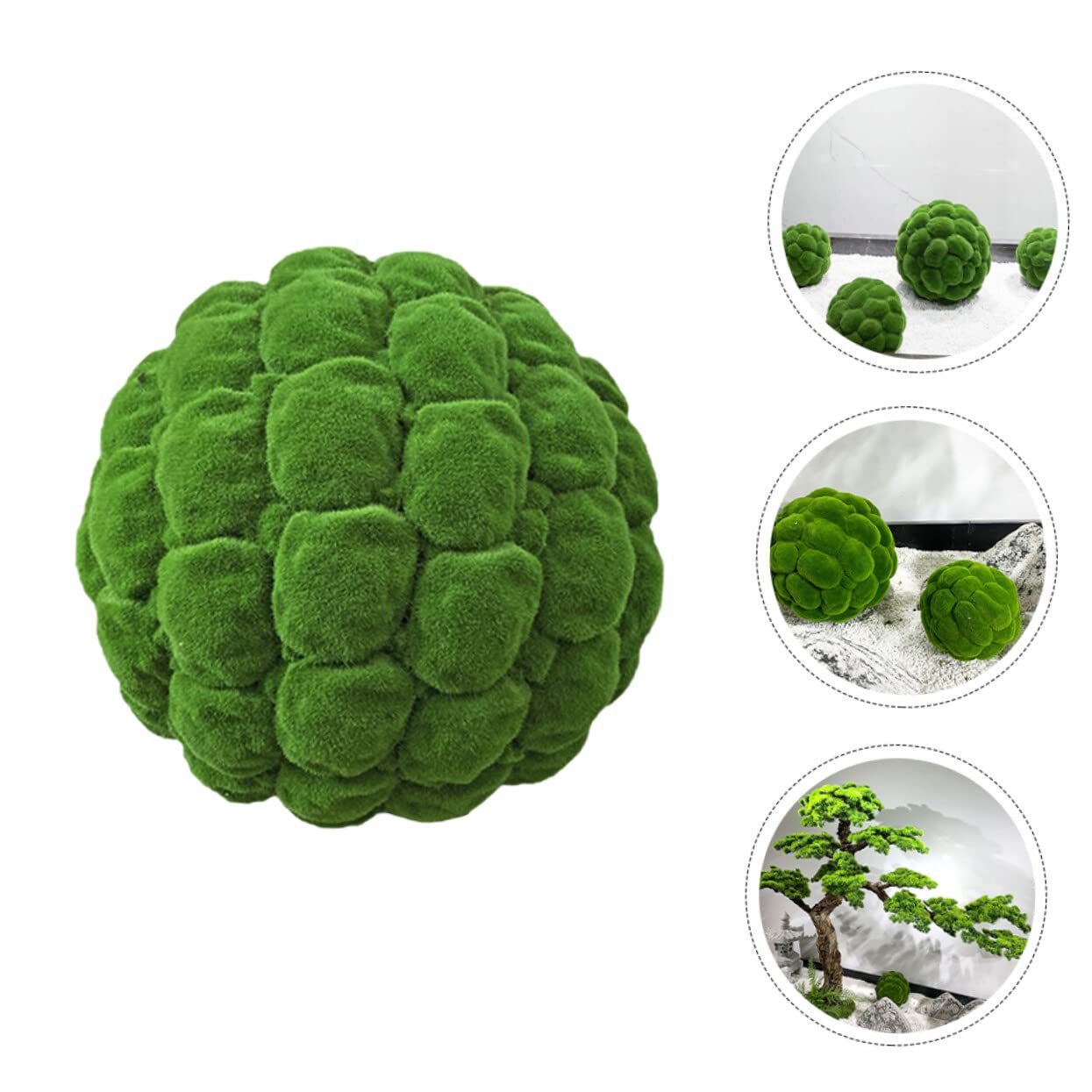 OFFSCH Vivid Faux Decoration Green Spheres for Centerpieces Bowls Natural Touch for Home Garden and Holiday Decor