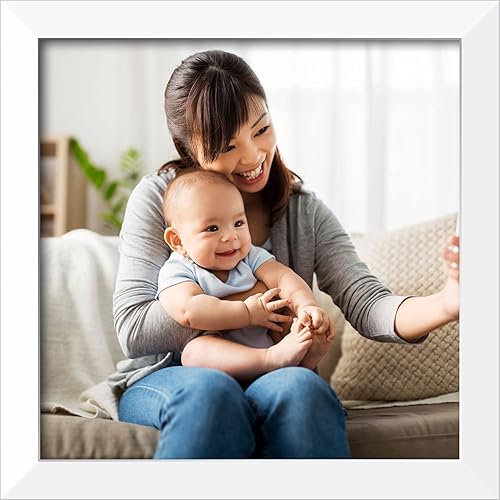 Vista 19 de ArtDirect Marco de madera negro moderno enmarcado personalizado de 12 x 14 pulgadas con tu foto o arte. Sube cualquier imagen y la imprimiremos