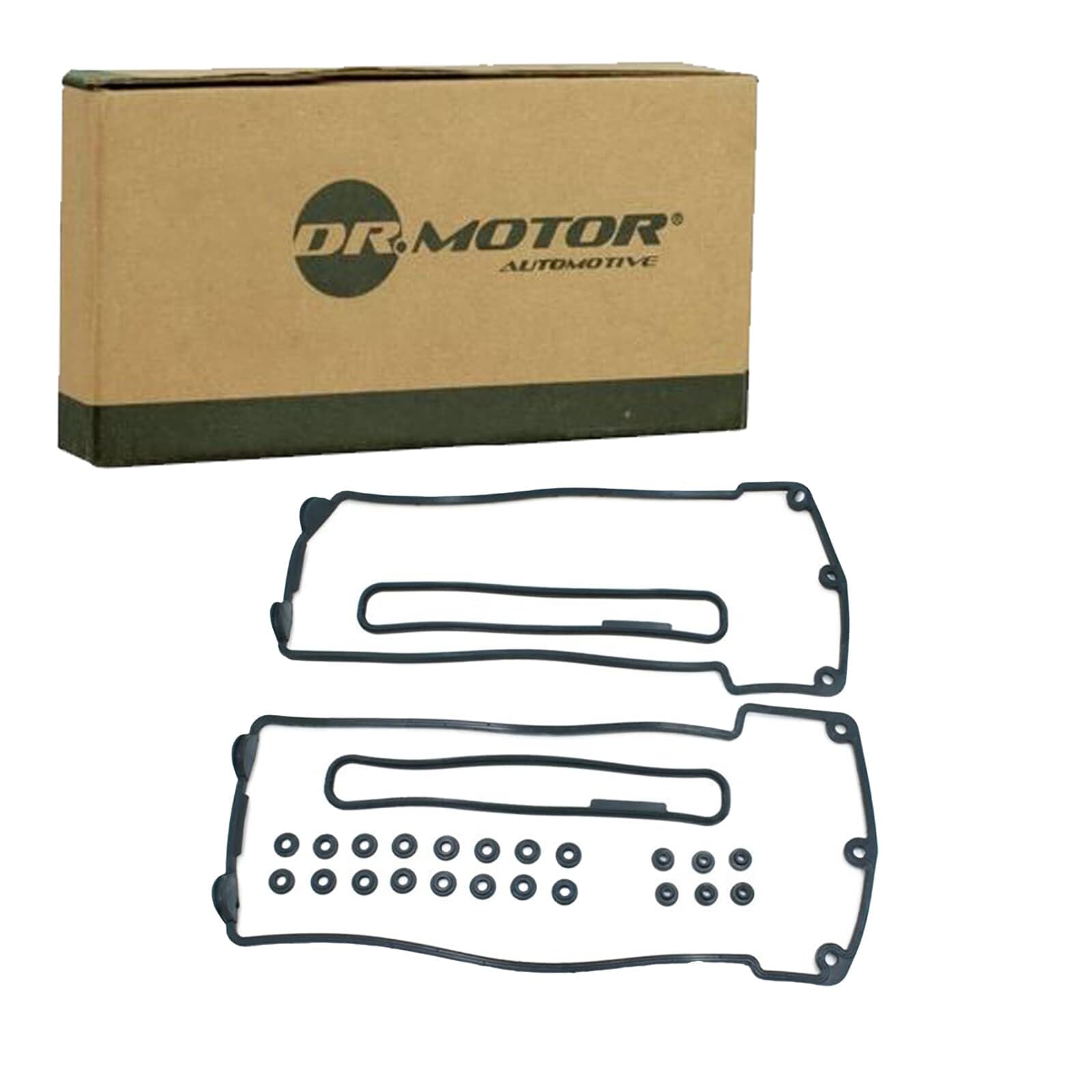 DR.MOTOR AUTOMOTIVE DRM01298S Kit de juntas de la tapa de balancines con manguitos de caucho
