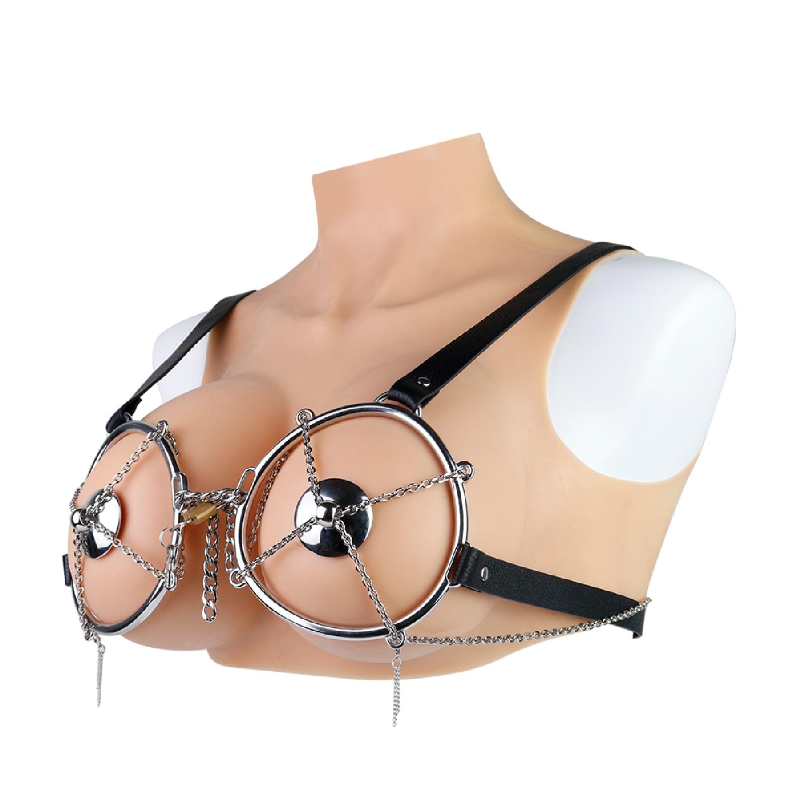 Edelstahl Bondage Brust Klemme Einstellbare Nipple Clamps Brustwarzenklemmen Sex Brustwarzen-Schmuck BDSM Fesseln Nippelklemmen Erotisch Dessous Fetisch SM Sex Spielzeug für Frauen,Silber