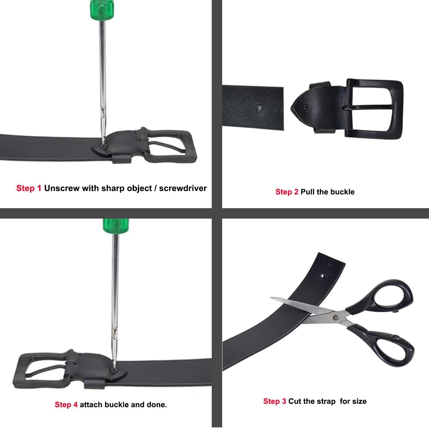 Urban Forest Brian Leather Wallet & Belt Combo Gift Set for Men, Black, adjustable, Casual - Image 7