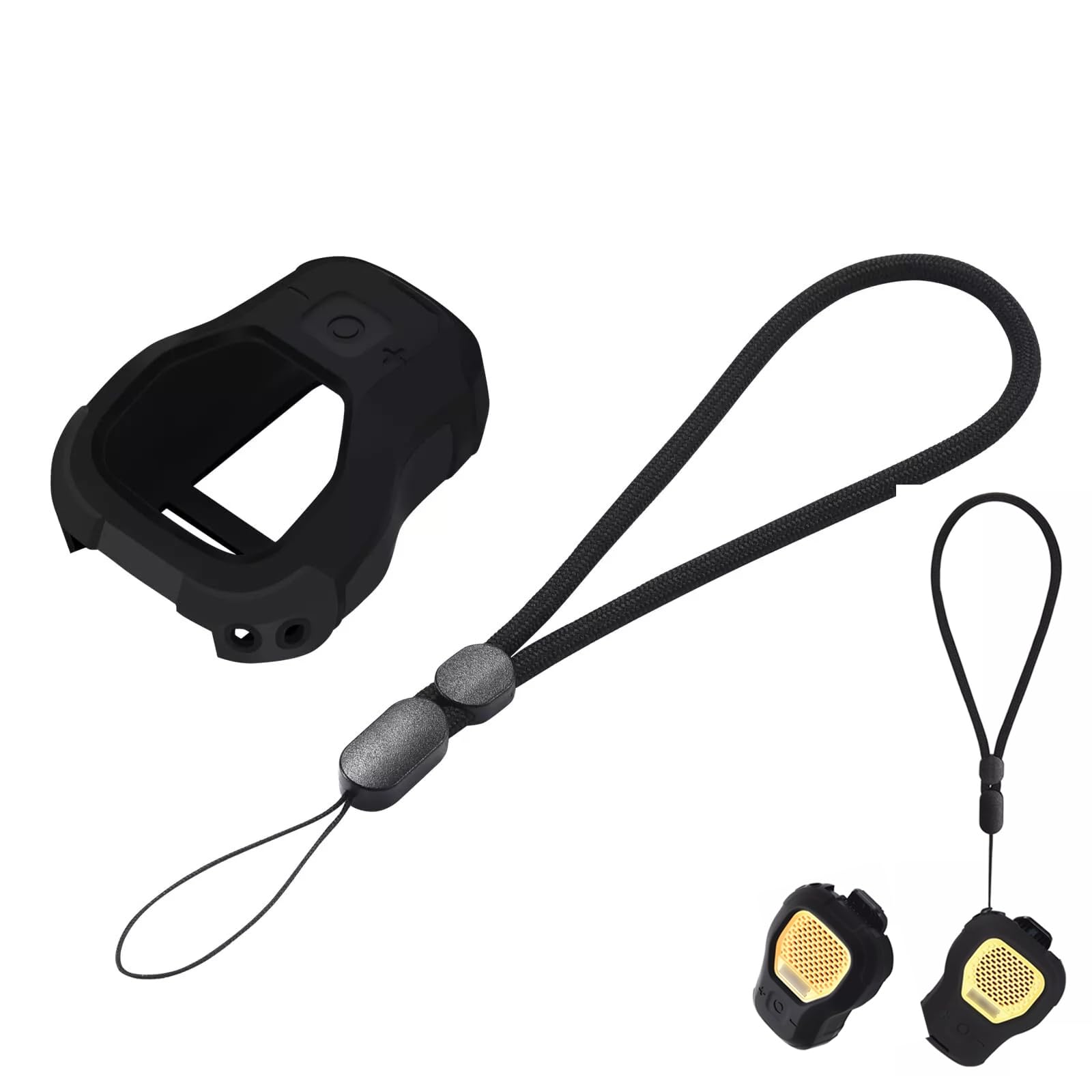 Portable Speaker Silicone Case Compatible with DEWALT Jobsite Pro Wearable Speaker Wearable Bluetooth Speaker, Shockproof Protective Cover with Carrying Strap 1:1 Design (Case ONLY)