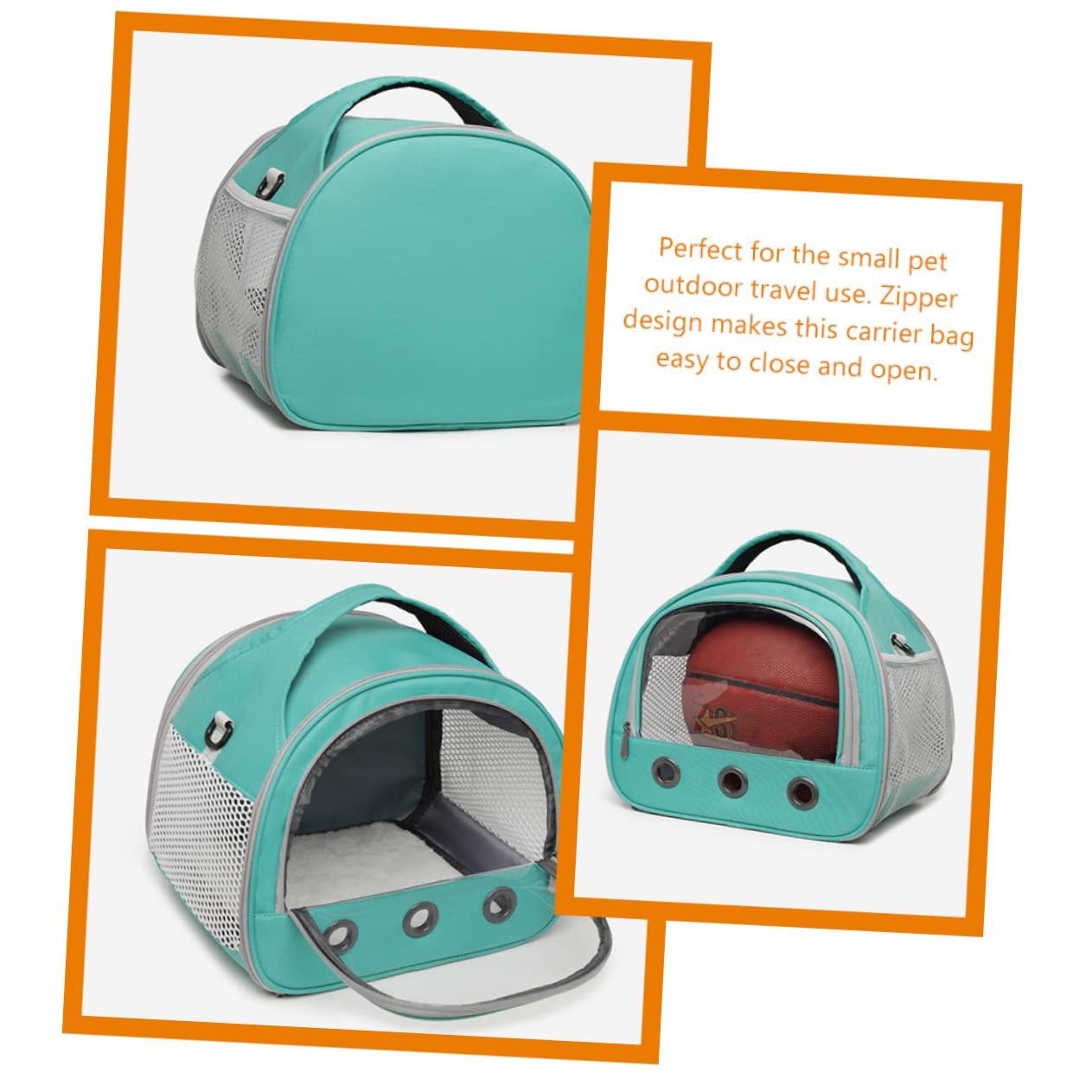 Borsa Trasportino Per Criceti e Piccoli Animali Zaino Traspirante Con Finestra Trasparente Per Viaggi e Attività All Aperto Perfetta Per Criceti Porcellini e Ricci