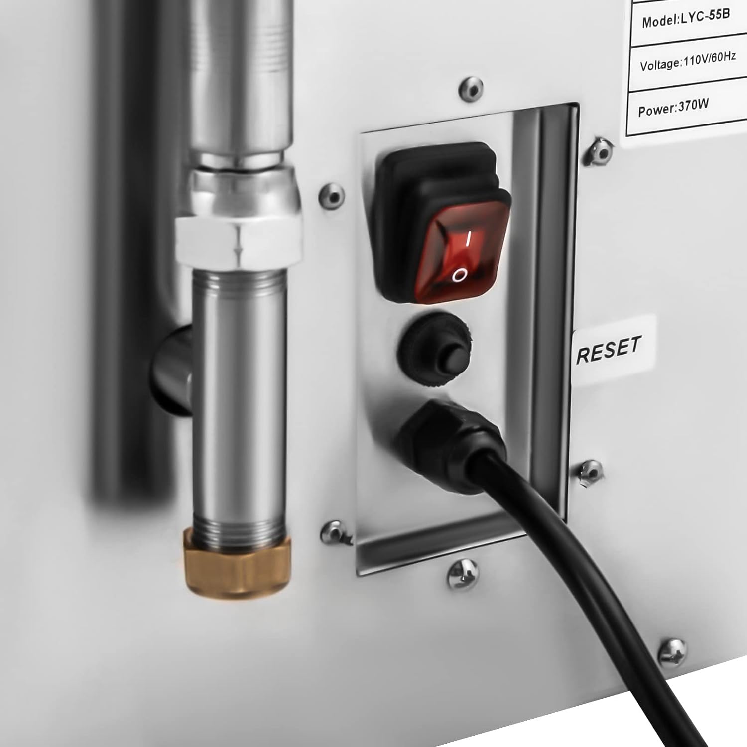 Mobile Fryer Filter, 55L/14.5 Gallon Capacity Foldable Oil Filtration System 110V 370W Commercial Fryer Filter Frying Cart Filtering Machine with Oil Hose for Restaurant