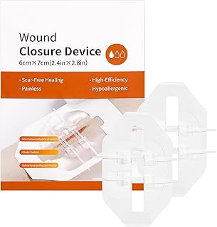 2 Pcs Non-Woven Wound Closure Strips, Butterfly Stitches, Bandage for Outdoor Activities and Household Price In India