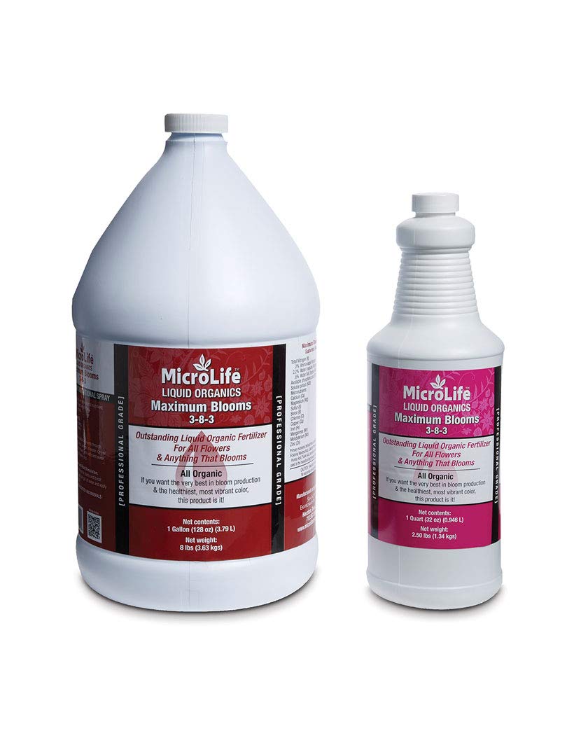 MicroLife Maximum Blooms (3-8-3) Professional Grade Organic Liquid Fertilizer Concentrate for All Flowers and Anything That Blooms, 1 Quart - Image 7