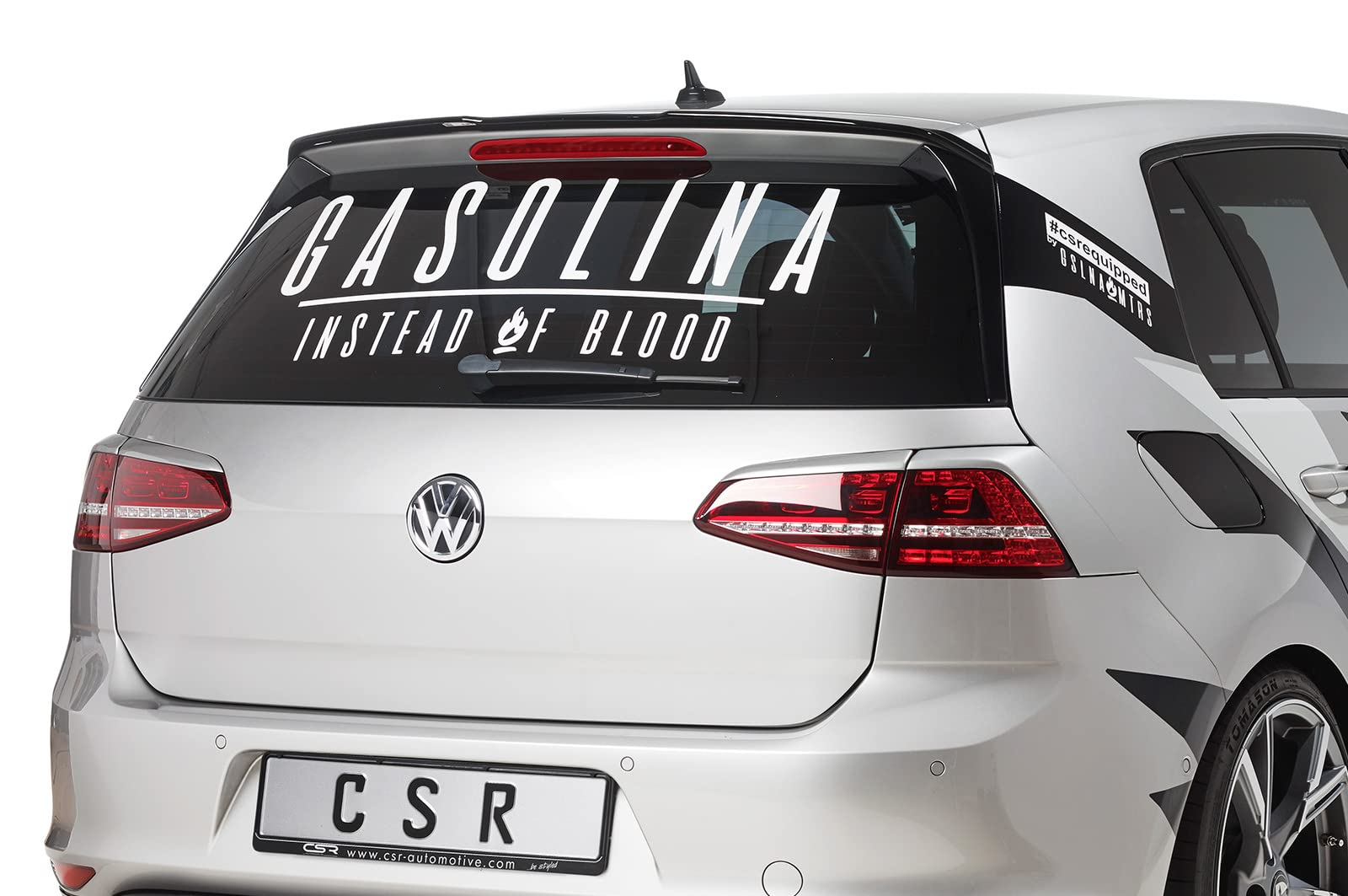 CSR-Automotive Heckflügel mit ABE Kompatibel mit VW Golf 7 Basis HF795-G