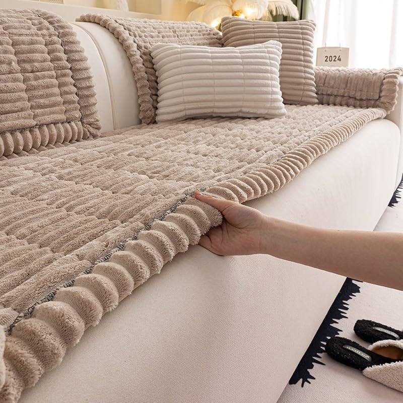 Genérico Funda De Sofá Gruesa—Protectores para SofáS para Gatos Y Perros Cojines SofáS Antideslizantes Lavables A MáQuina Se Adapta A Asientos 1, 2, 3 Y 4.(Stmle7,70x90cm)