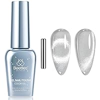 Vista 52 de Beetles Esmalte de uñas en gel, 1 unidad de 15 ml/0.5 oz, color natural, esmalte de uñas en gel neutro, color durazno (Peach), esmalte translúcido