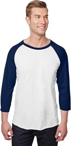 Jerzees - Premium Blend Ringspun Three-Quarter Sleeve Raglan Baseball T-Shirt - 