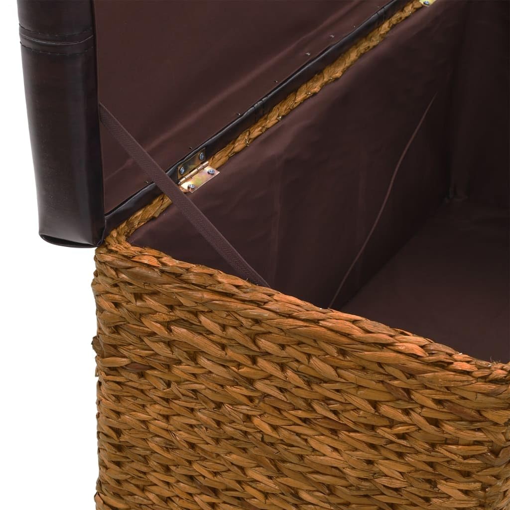 vidaXL Ensemble de Banc Lot de 2 Jacinthe d'eau Marron