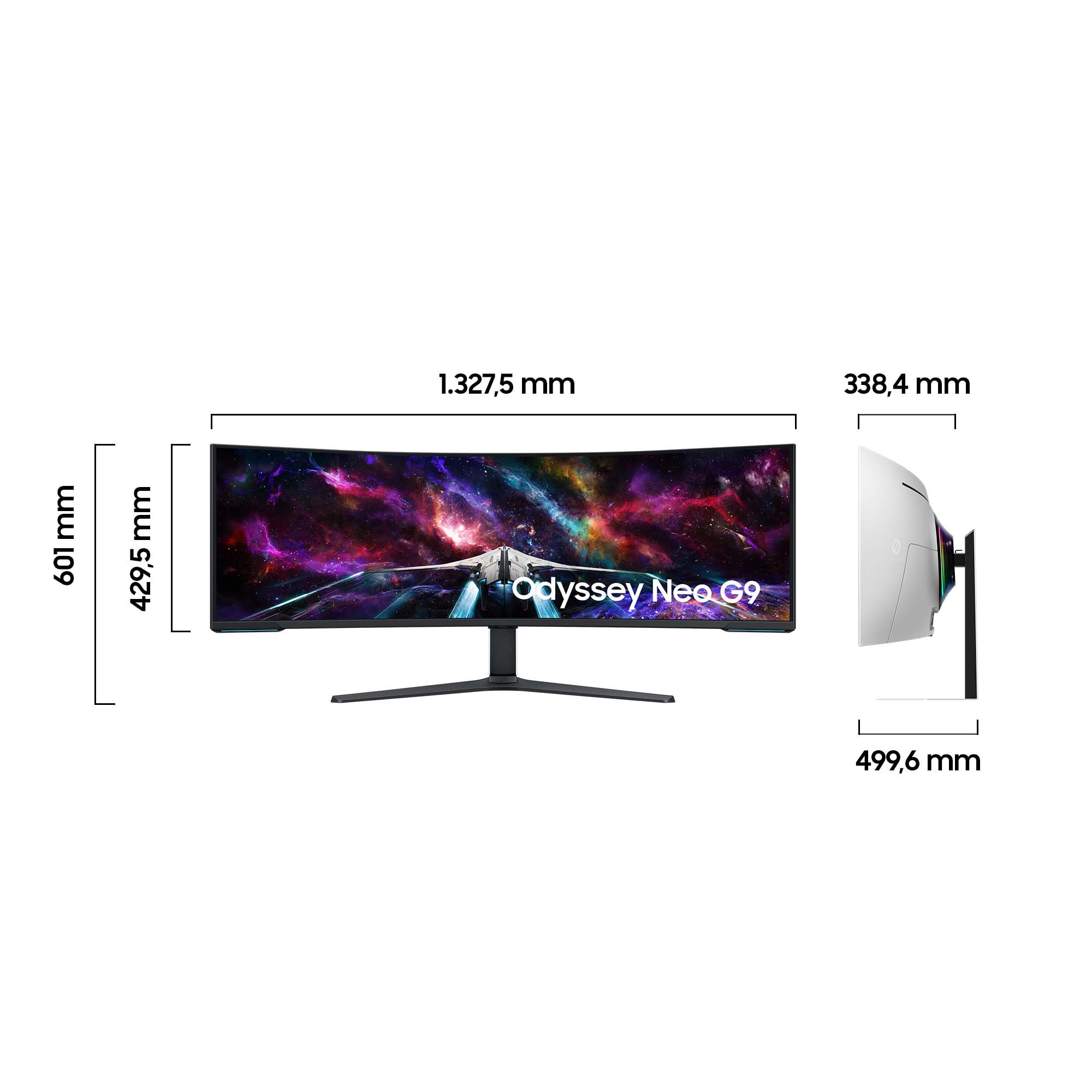 Samsung Odyssey Neo G95NC 57-Zoll-Curved-Gaming-Monitoren-QMLED-240Hz-1ms - Dettaglio