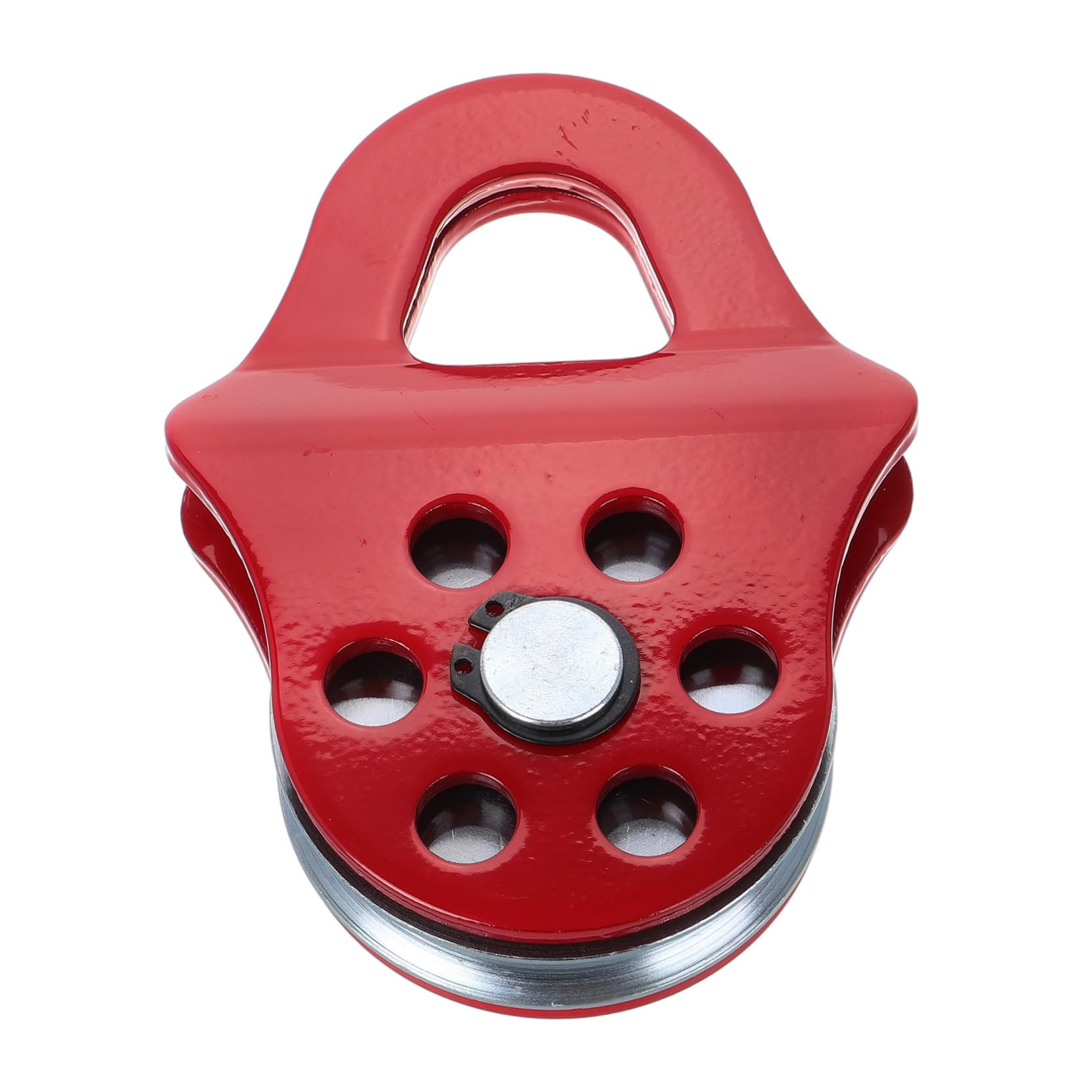 Puleggia per Verricello Fuoristrada Snatch Block in Acciaio Legato Rosso