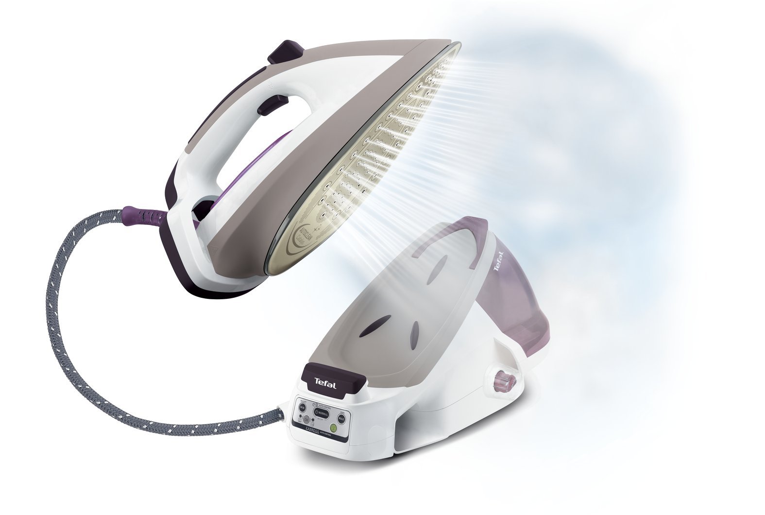 Tefal GV7781 2200W 1.7L Autoclean Catalys soleplate Violeta, Color ...