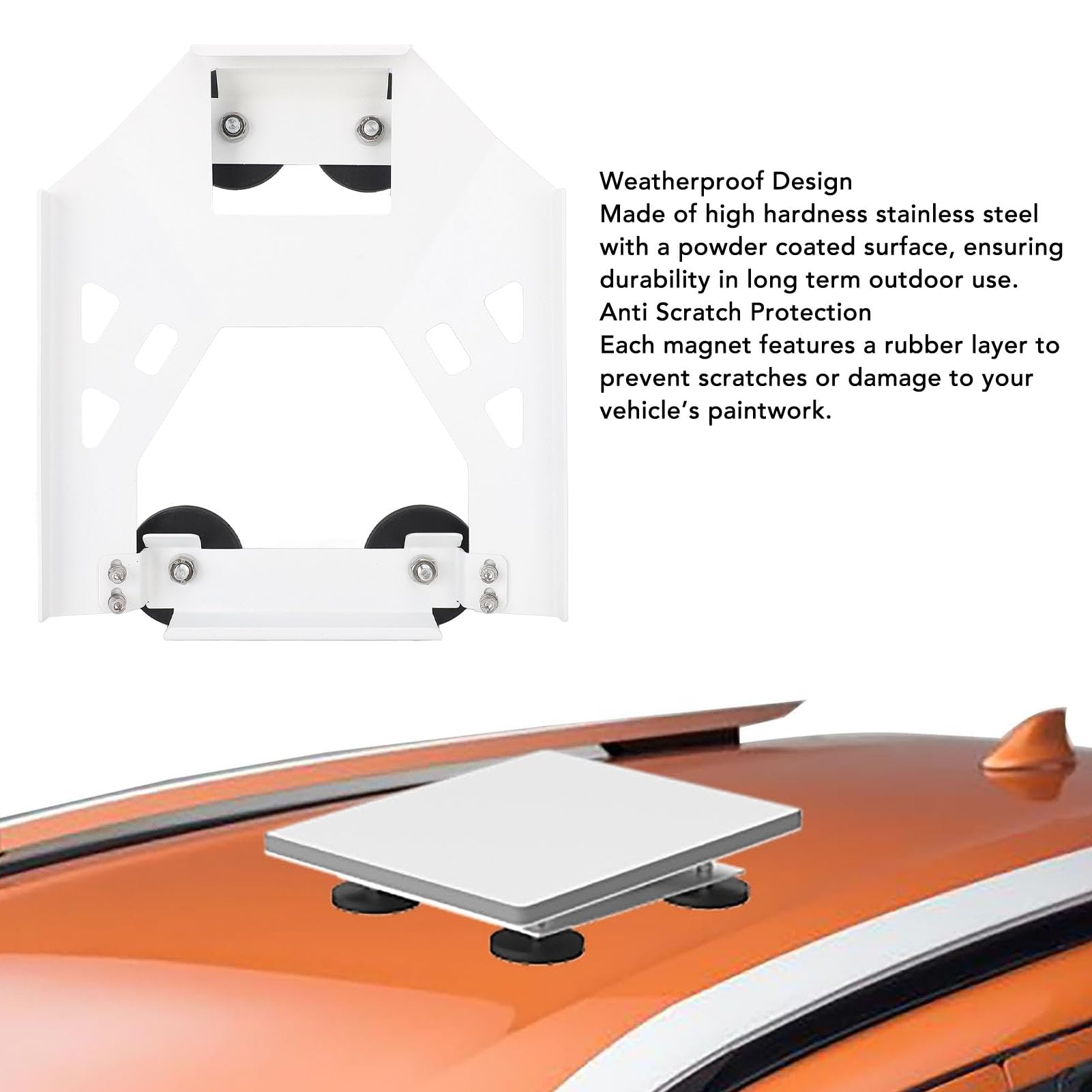 Fabater Starlink Mini Flat Mount Kit, 264LB Magnetic Starlink Mini Car Roof Mount, Kit for RV, Van, Boat