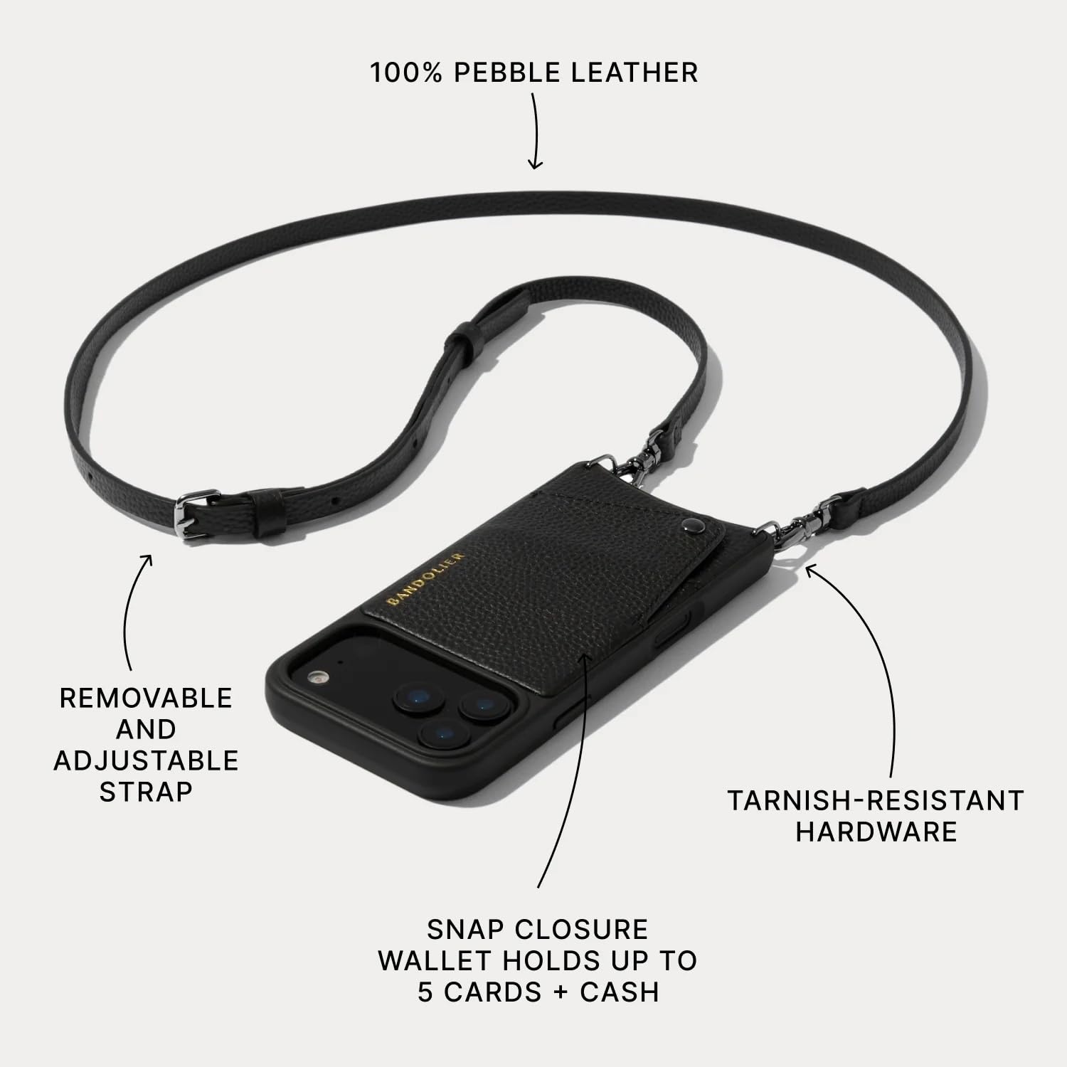 【未使用】BANDOLIERミラ マグセーフ ピューター iPhone17pro 17 Series】 MILA MAGSAFE PEWTER ミラ マグセーフ ピューター