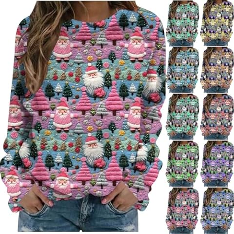 Funny 3D Printed Christmas Sweatshirt Cover