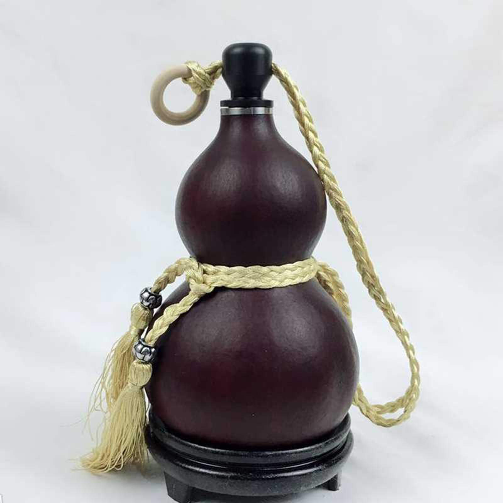 Bottiglia d'acqua portatile da esterno, ornamento di zucca Feng