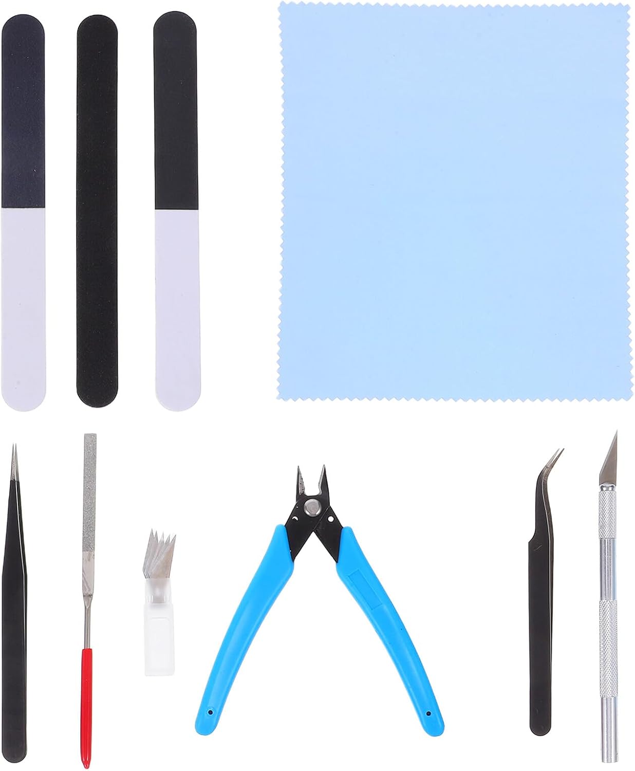 LALAFINA Model Assembly Tool for Hobbyists Beginners Experts Lightweight Portable Crafting Repair Kit with Sturdy Materials Versatile for Model Building and Miniature Projects
