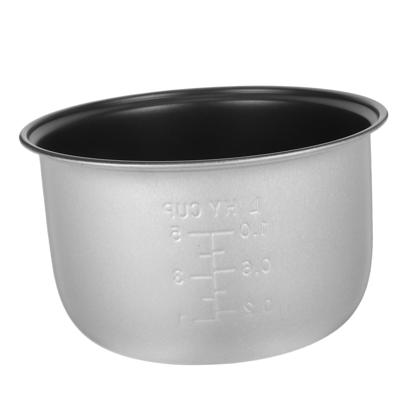 Alipis Rice Cooker Inner Pot Replacement 2L Nonstick Inner Cooking Pot Rice Cooker Liner Non-stick Rice Cooking Container for Rice Maker Cooker