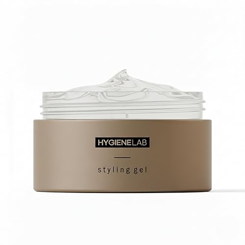 Miniatura 9 de HygieneLab Gel para el cabello para hombre, verificado por EWG, fijación fuerte, acabado mate, textura ligera, aroma de sándalo, fórmula limpia