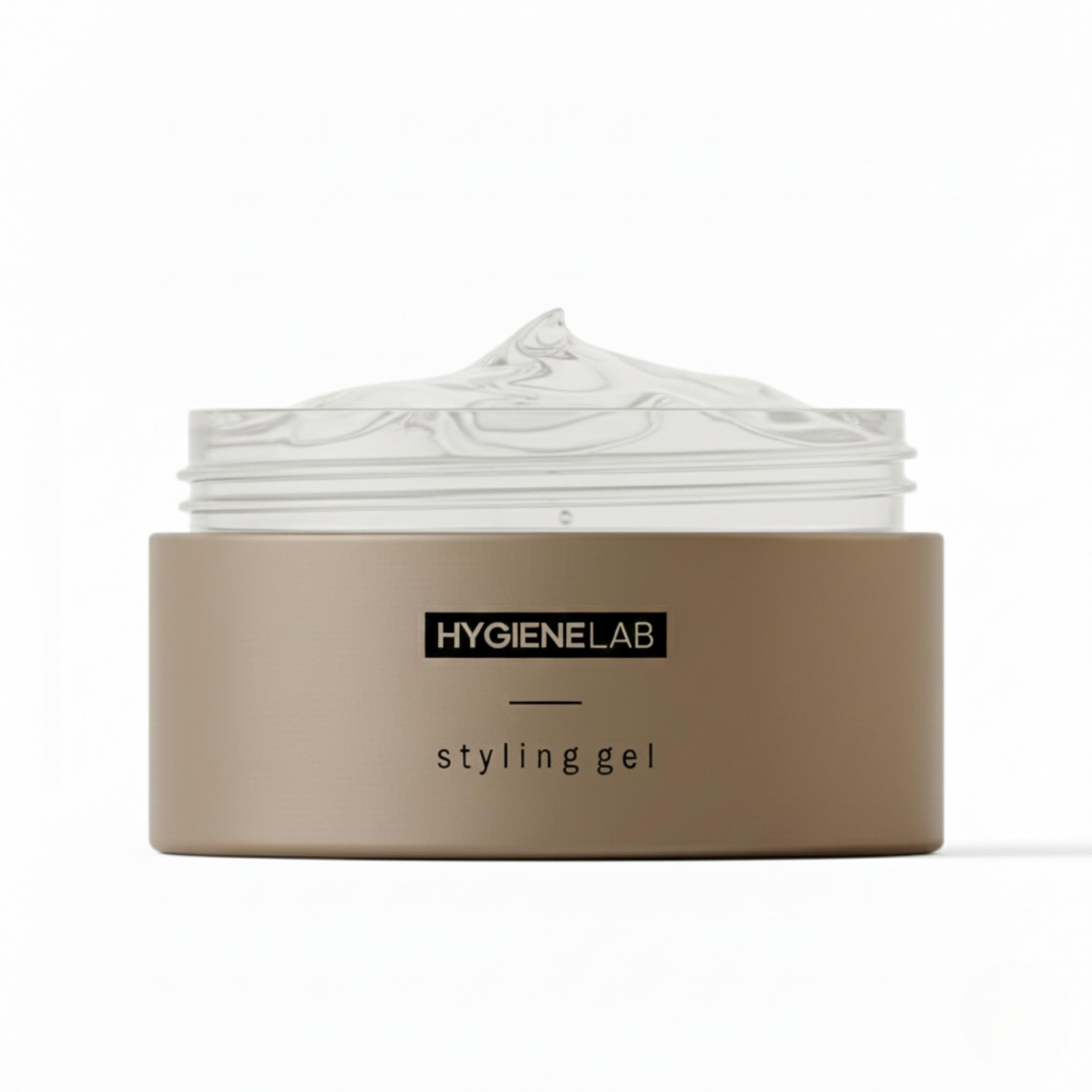 HygieneLab Men's Hair Gel - EWG Verified, Strong Hold, Matte Finish, Weightless Texture, Cedar Drift Scent, Non-Toxic Clean Formula, Suitable for All