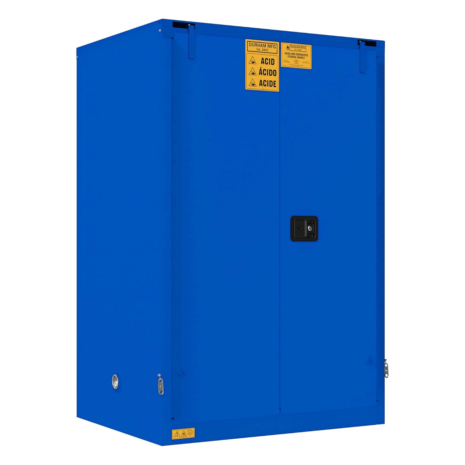 Durham 1090S-293T Corrosive Storage, 90 Gallon, Self Close